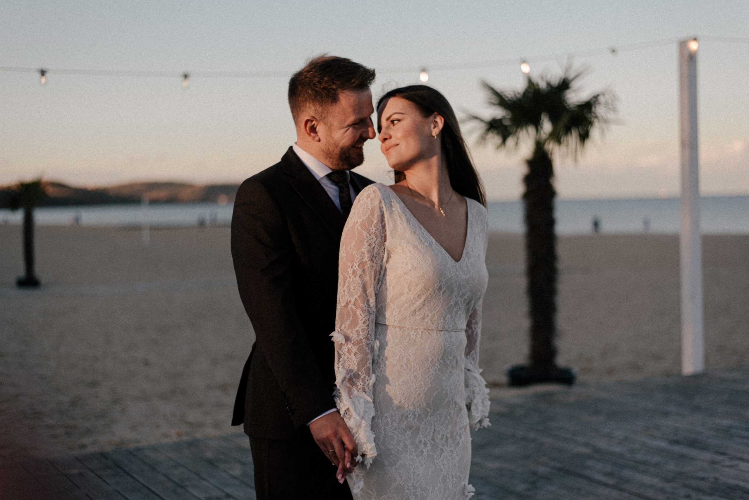 sesja zakochanych na plaży